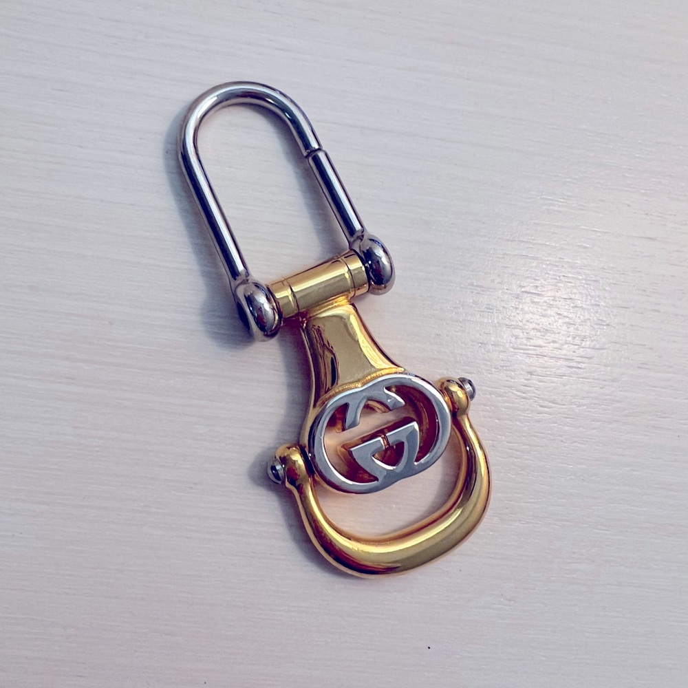 Authentic Gucci Two Tone Keychain Keychain